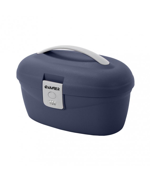 Beauty Case AMBER Μπλε/Γκρι AM1009 Beauty Case