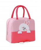Ισοθερμική Τσάντα Φαγητού 7Lt Amber Pink Bunny 3D AM3009 Τσάντες Φαγητού