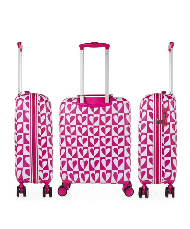 Βαλίτσα Καμπίνας AGATHA RUIZ DE LA PRADA Hearts Φούξια 134250-01 Παιδικές