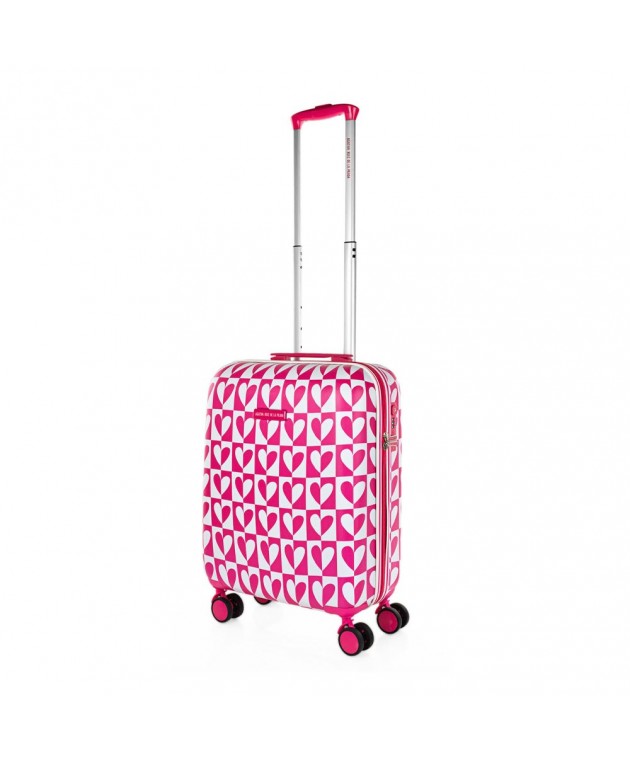 Βαλίτσα Καμπίνας AGATHA RUIZ DE LA PRADA Hearts Φούξια 134250-01 Παιδικές