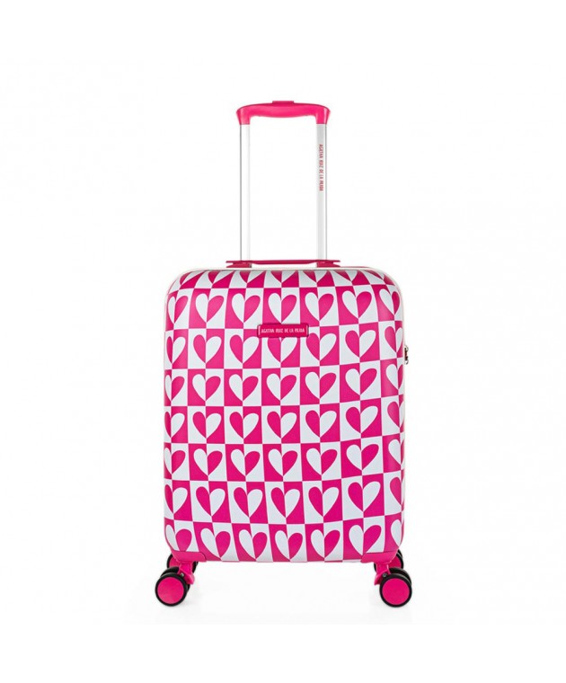 Βαλίτσα Καμπίνας AGATHA RUIZ DE LA PRADA Hearts Φούξια 134250-01 Παιδικές