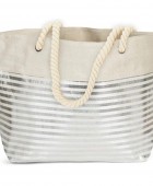 Τσάντα Θαλάσσης BENZI Ασημί BZ5723 57x38x19cm Τσάντες Θαλάσσης