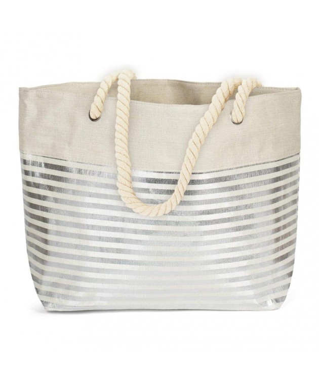 Τσάντα Θαλάσσης BENZI Ασημί BZ5723 57x38x19cm Τσάντες Θαλάσσης