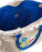 Τσάντα Θαλάσσης Lois Μπεζ 601101-01 44x34x18cm Τσάντες Θαλάσσης