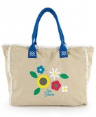 Τσάντα Θαλάσσης Lois Μπεζ 601101-01 44x34x18cm Τσάντες Θαλάσσης