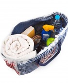 Τσάντα Θαλάσσης Lois Μπλε/Κόκκινο 601101-02 44x34x18cm Τσάντες Θαλάσσης