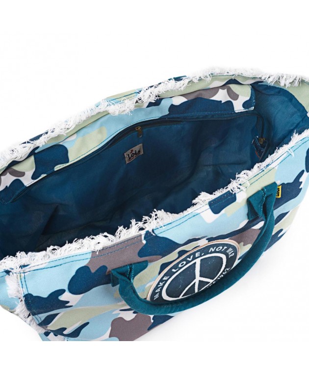 Τσάντα Θαλάσσης Lois Σιέλ Army 601101-03 44x34x18cm Τσάντες Θαλάσσης