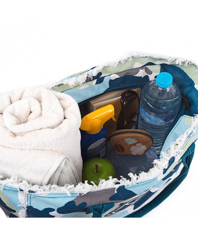 Τσάντα Θαλάσσης Lois Σιέλ Army 601101-03 44x34x18cm Τσάντες Θαλάσσης