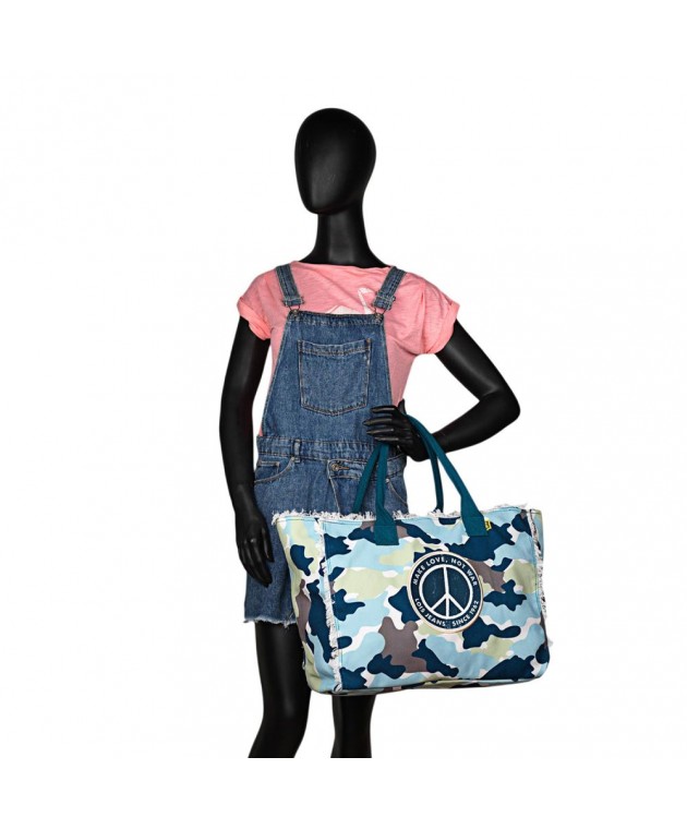 Τσάντα Θαλάσσης Lois Σιέλ Army 601101-03 44x34x18cm Τσάντες Θαλάσσης