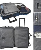 Σακ Βουαγιάζ Με Τρόλεϊ JASLEN Μπλε 101570-02 67,50x39x26cm Με Τρόλεϊ