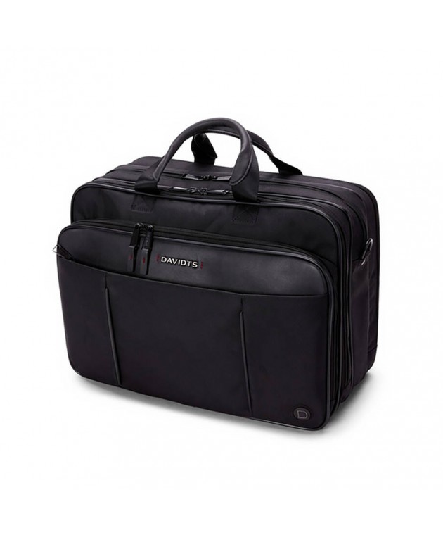 Επαγγελματική Τσάντα Laptop 17'' DAVIDTS Μαύρο 263700-01 30 x 43 x 22 cm Τσάντα-Θήκη Laptop