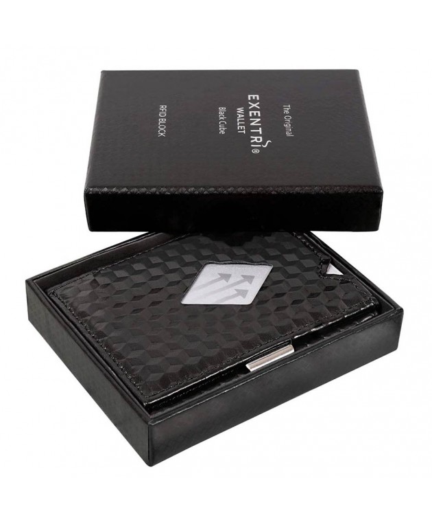 Πορτοφόλι Exentri Black Cube EXW341 90x70x10mm Πορτοφόλια