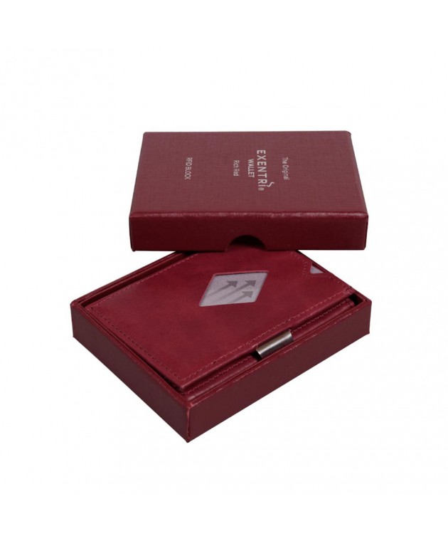 Πορτοφόλι Exentri Rich Red EXW324 90x70x10mm Πορτοφόλια