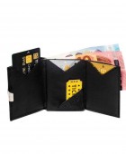 Πορτοφόλι Multi Exentri Black EXM501 90x70x15mm Πορτοφόλια