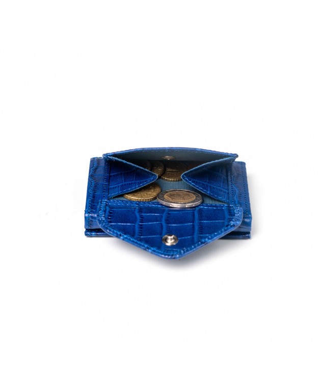 Πορτοφόλι Multi Exentri Caiman Blue EXM505 90x70x15mm Πορτοφόλια