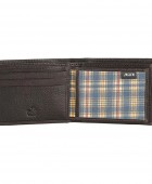 Πορτοφόλι Ανδρικό Δερμάτινο Jaslen Καφέ 204211-02  11 x 8,5 x 1,5 cm Πορτοφόλια