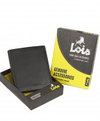 Πορτοφόλι Ανδρικό Δερμάτινο Lois 205220-02 Καφέ 11x9x1,5cm Πορτοφόλια