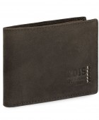 Πορτοφόλι Ανδρικό Δερμάτινο Lois Καφέ 202808-02 11x8x1cm Πορτοφόλια