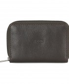 Πορτοφόλι με Μπρελόκ Ανδρικό JASLEN με RFID Δερμάτινο Καφέ 204243-02  10.5 x 7 x 1 cm Πορτοφόλια