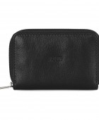 Πορτοφόλι με Μπρελόκ Ανδρικό JASLEN με RFID Δερμάτινο Μαύρο 204243-01  10.5 x 7 x 1 cm Πορτοφόλια