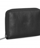 Πορτοφόλι με Μπρελόκ Ανδρικό JASLEN με RFID Δερμάτινο Μαύρο 204243-01  10.5 x 7 x 1 cm Πορτοφόλια