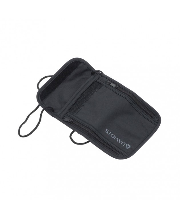 Πορτοφόλι Ταξιδίου Κρεμαστό DAVIDTS Μαύρο 280003-01 14 x 19.50 x 0.5 cm Πορτοφόλια