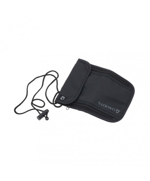 Πορτοφόλι Ταξιδίου Κρεμαστό DAVIDTS Μαύρο 280003-01 14 x 19.50 x 0.5 cm Πορτοφόλια