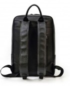 Σακίδιο Δερμάτινο με Θήκη Laptop 15,6'' AMBER Μαύρο AM2015 43 x 31 x 15 cm Τσάντα-Θήκη Laptop