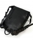 Σακίδιο Δερμάτινο με Θήκη Laptop 15,6'' AMBER Μαύρο AM2015 43 x 31 x 15 cm Τσάντα-Θήκη Laptop