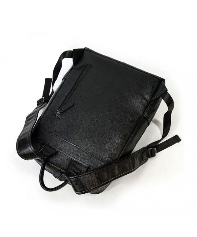 Σακίδιο Δερμάτινο με Θήκη Laptop 15,6'' AMBER Μαύρο AM2015 43 x 31 x 15 cm Τσάντα-Θήκη Laptop