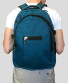 Σακίδιο με Θήκη Laptop 15,6'' BENZI Πετρόλ BZ5532 27 x 43 x 23 cm Τσάντα-Θήκη Laptop