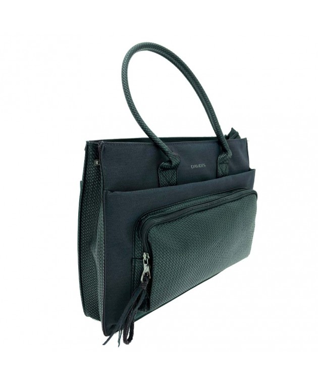 Τσάντα Laptop - Χαρτοφύλακας 15,6'' DAVIDTS Μαύρο 240085-34 41 x 31 x 9 cm Τσάντα-Θήκη Laptop