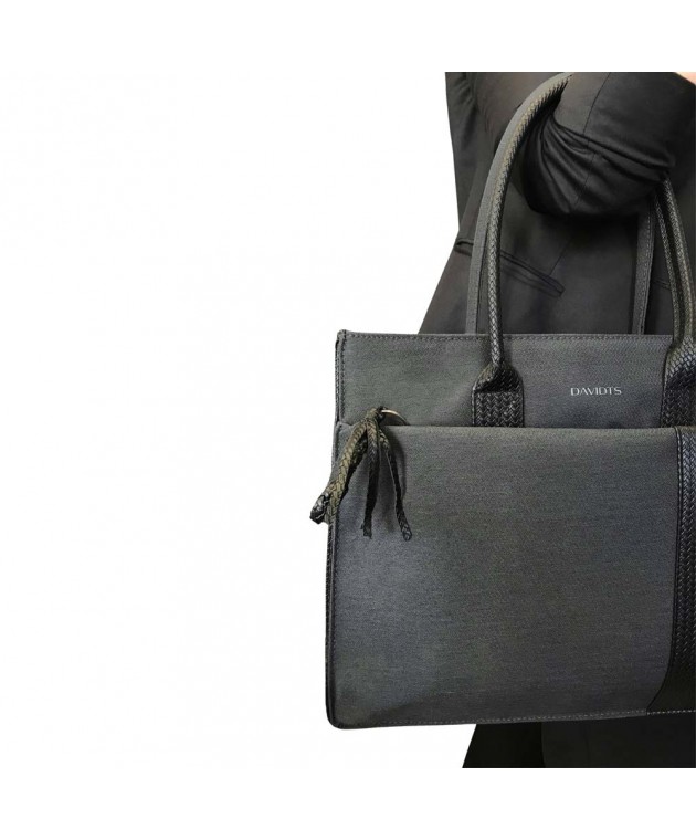 Τσάντα Laptop - Χαρτοφύλακας 15,6'' DAVIDTS Μαύρο 240085-34 41 x 31 x 9 cm Τσάντα-Θήκη Laptop