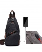 Τσαντάκι Ώμου AMBER Μαύρο AM2021 Τσαντάκια  Ώμου