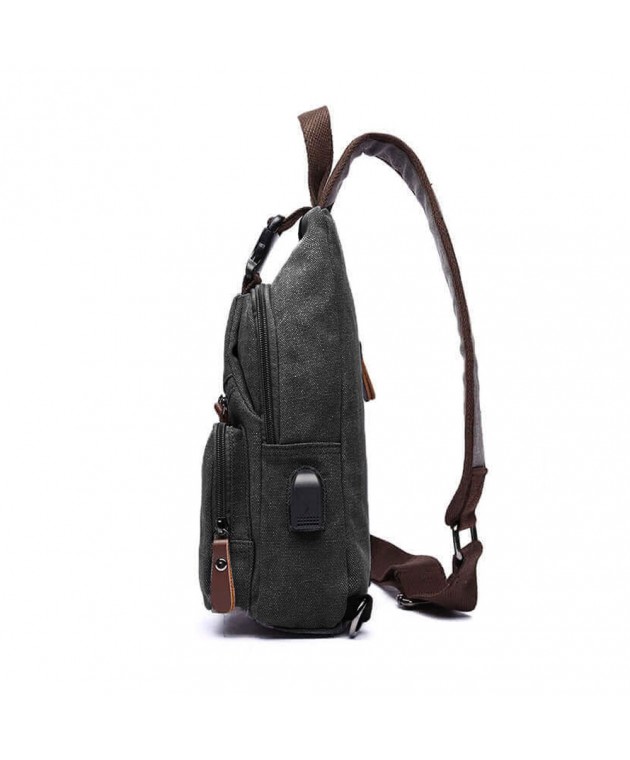 Τσαντάκι Ώμου AMBER Μαύρο AM2021 Τσαντάκια  Ώμου