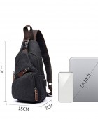 Τσαντάκι Ώμου AMBER Μαύρο AM2021 Τσαντάκια  Ώμου