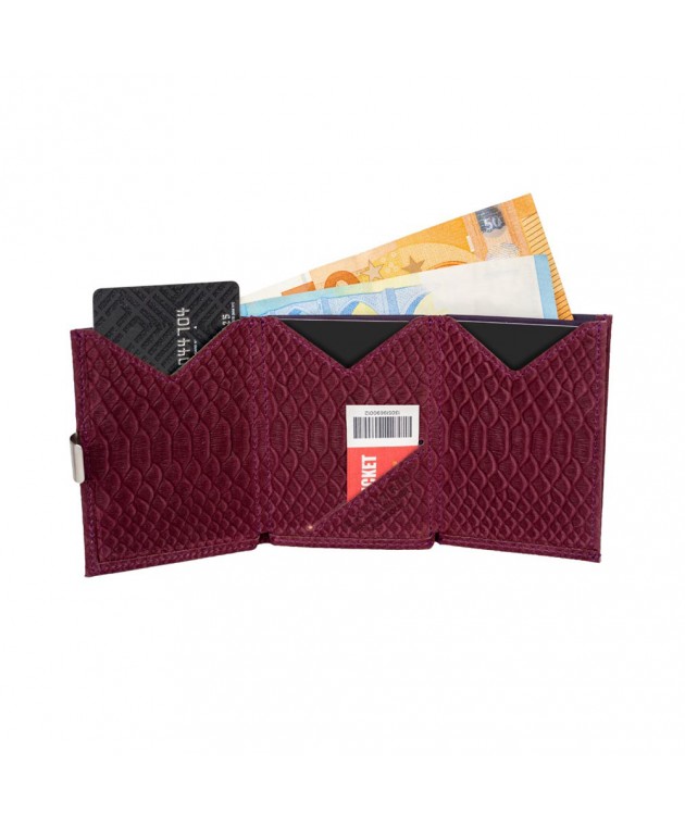 Πορτοφόλι Exentri Purple Cobra EXW334 90x70x10mm Πορτοφόλια