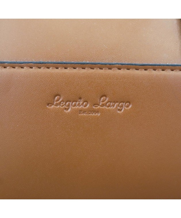 Τσάντα ώμου & χειρός Legato Largo Κάμελ 1662C-CA