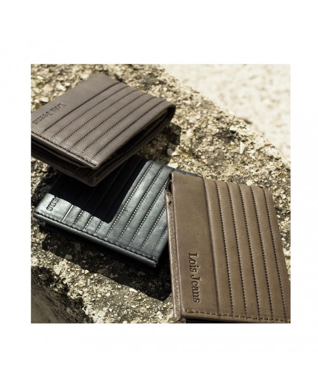 Πορτοφόλι Ανδρικό Δερμάτινο Lois 202211-02 Καφέ Πορτοφόλια