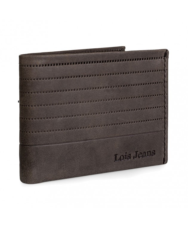 Πορτοφόλι Ανδρικό Δερμάτινο Lois 202211-02 Καφέ Πορτοφόλια