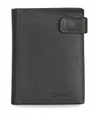 Πορτοφόλι Ανδρικό Δερμάτινο Lois 205232-02 Καφέ 112,5x9,5x2cm Πορτοφόλια