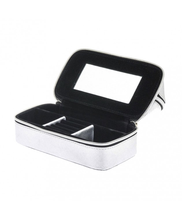 Θήκη Κοσμημάτων DAVIDTS Ασημί 329013-12  19 x 14.5 x 9.5 cm Θήκες Κοσμημάτων/Ρολογιών