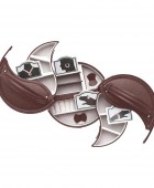 Θήκη Κοσμημάτων DAVIDTS Καφέ 367133-07 15 x 15 x 9 cm Θήκες Κοσμημάτων/Ρολογιών