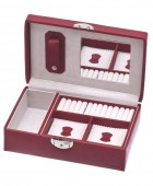 Θήκη Κοσμημάτων DAVIDTS Κόκκινο 367201-84  24,5 (Π) x 16(Β) x 7,5(Υ) cm Θήκες Κοσμημάτων/Ρολογιών