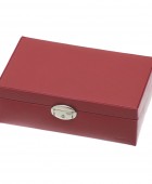 Θήκη Κοσμημάτων DAVIDTS Κόκκινο 367201-84  24,5 (Π) x 16(Β) x 7,5(Υ) cm Θήκες Κοσμημάτων/Ρολογιών