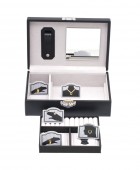 Θήκη Κοσμημάτων DAVIDTS Μαύρο 367201-01  24,5 (Π) x 16(Β) x 7,5(Υ) cm Θήκες Κοσμημάτων/Ρολογιών