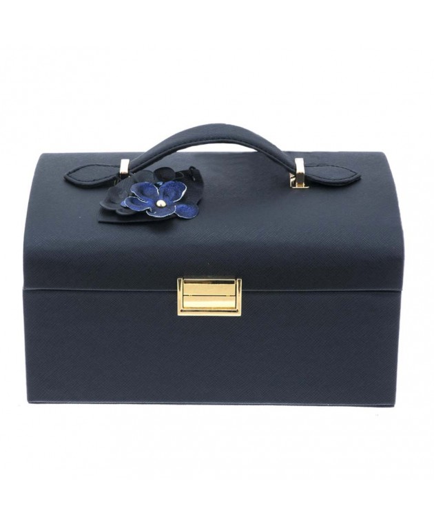 Θήκη Κοσμημάτων DAVIDTS Μαύρο/Μπλε 333159-19  21,5 x 18,50 x 11,50 cm Θήκες Κοσμημάτων/Ρολογιών