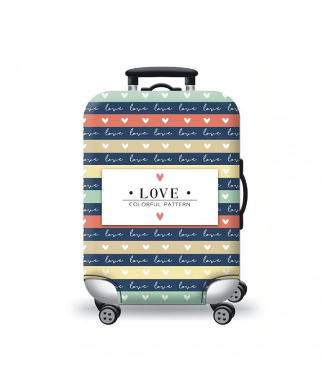 Κάλυμμα Βαλίτσας Medium AMBER Love Stripes AM157-02 Ενηλίκων