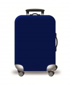 Κάλυμμα Βαλίτσας Small AMBER Blue AM027-01 Ενηλίκων