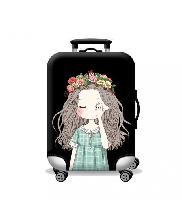 Κάλυμμα Βαλίτσας Small AMBER Flower Girl AM419-01 Παιδικό